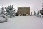 محبسة مار شربل في الثلج Ermitage St Charbel snow تصوير شادي بشارة